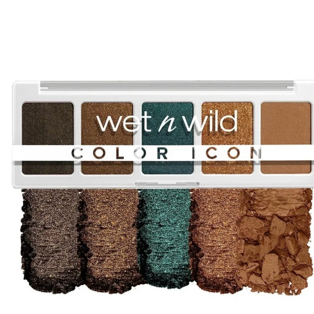 wet n wild Color Icon Eyeshadow Palette - Teal, Bronze, Gold, Brown - Picture 2 of 4